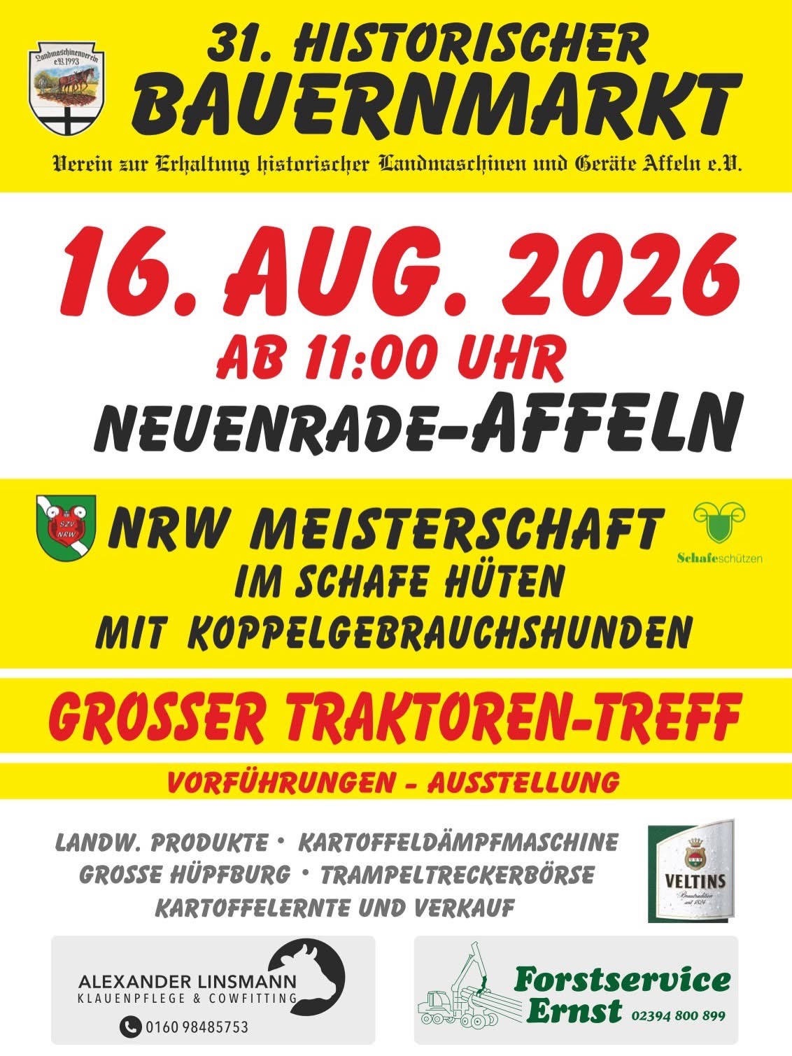 31. Historischer Bauernmarkt