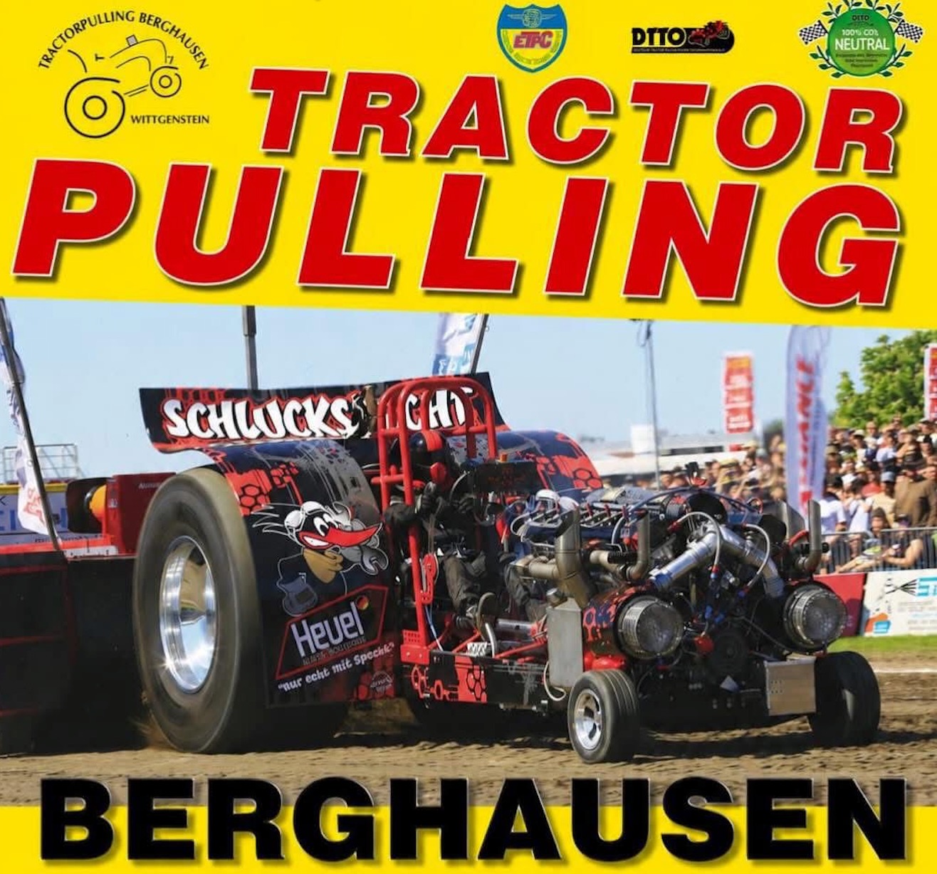 Schlepperbande Honsberg zu Gast beim Tractorpulling in Berghausen