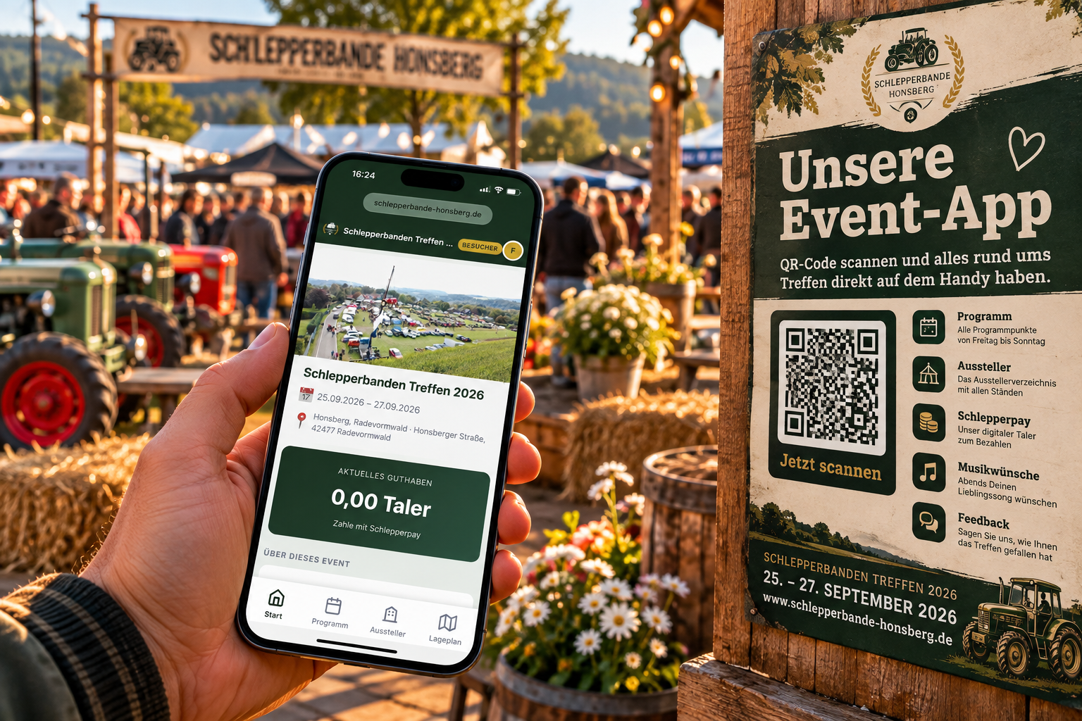 Unser Treffen für die Hosentasche – die neue Besucher-App